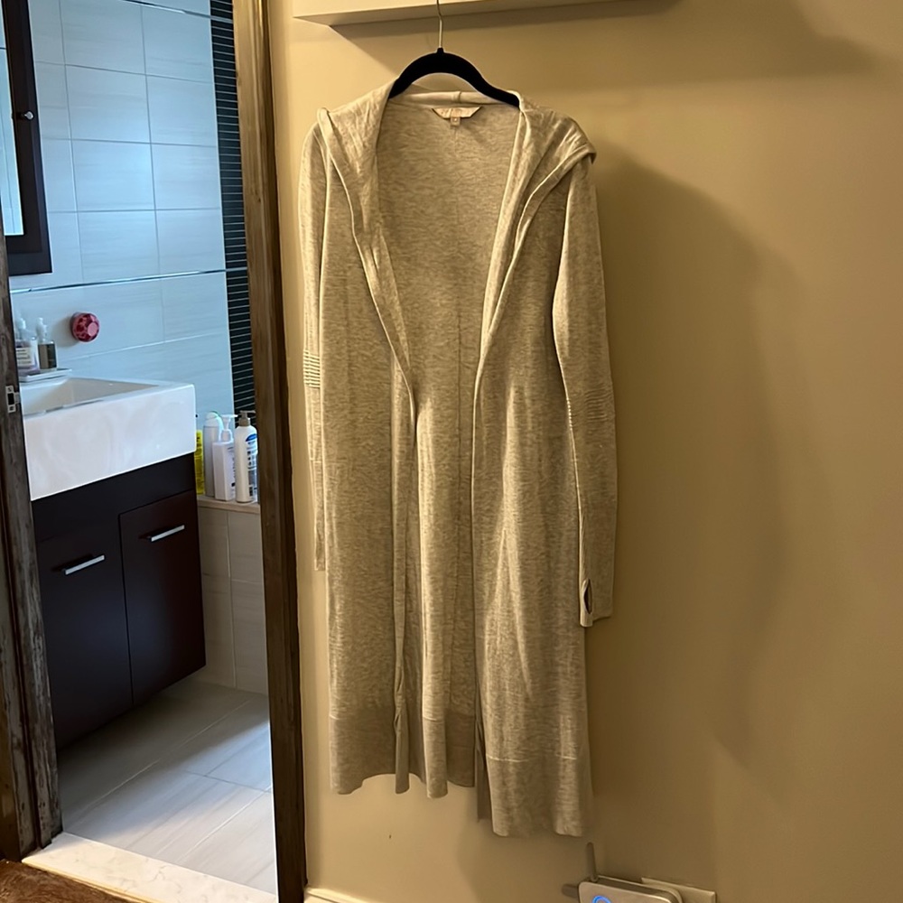 Athleta sweater duster grey. Size S
